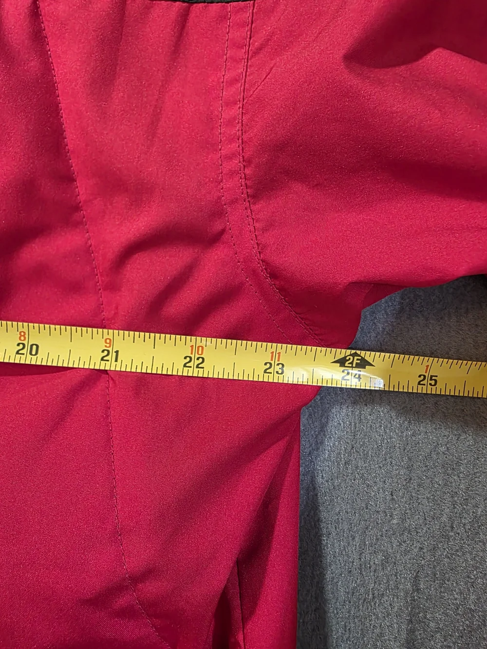 The North Face Men’s Two-Tone Red and Black Waterproof Jacket